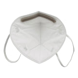 Set 12 bucati Masca de protectie faciala, Flippy®️, de unica folosinta, FFP2 CE 2163, 5 straturi, nesterila, ambalaj individual, Alb - vivimall.ro