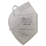 Set 12 bucati Masca de protectie faciala, Flippy, de unica folosinta pentru adulti, FFP2, KN95 CE 0370, 5 straturi, nesterila, ambalaj individual, Alb - vivimall.ro