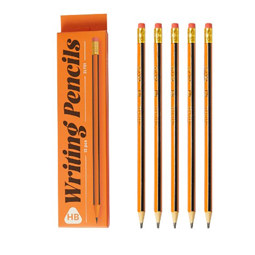 Set 12 Creioane Negre Hb | EduMark
