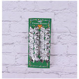 Set 12 Fundite pentru Brad, Vivimall, 5.5 cm, din Poliester, Argintiu - vivimall.ro