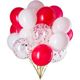 Set 15 Baloane Pentru Petrecere, Alb/, 30 Cm
