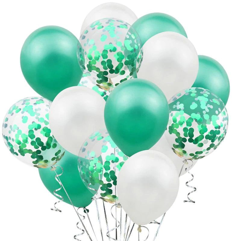 Set 15 Baloane Pentru Petrecere, Alb/, 30 Cm
