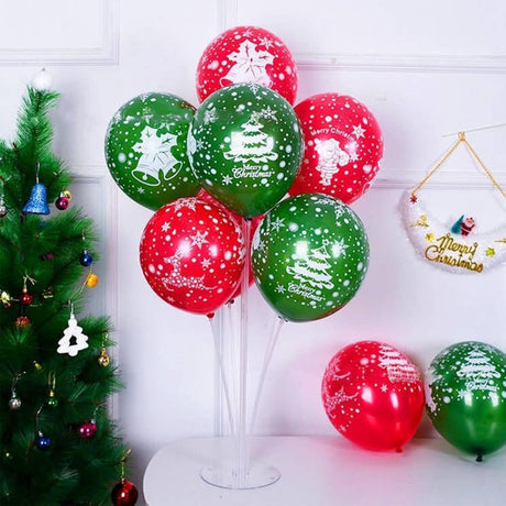 Set 16 Baloane Din Latex De Craciun | XmasJoy - vivimall.ro