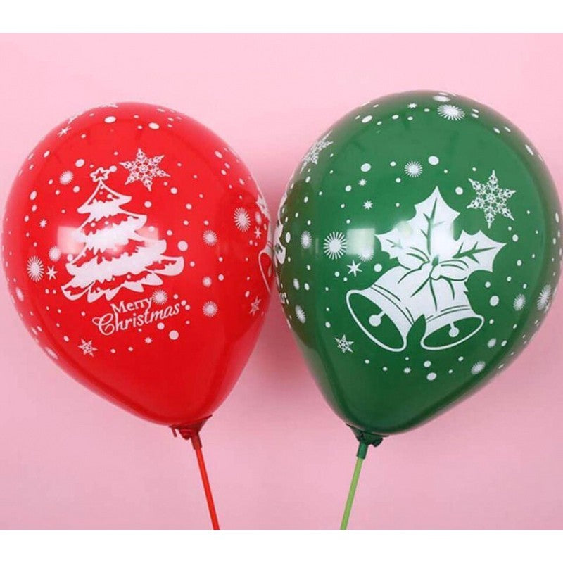 Set 16 Baloane Din Latex De Craciun | XmasJoy - vivimall.ro