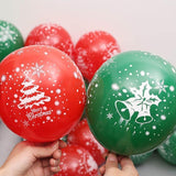Set 16 Baloane Din Latex De Craciun | XmasJoy - vivimall.ro
