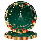 Set 16 Farfurii De Unica Folosinta De Craciun 18 Cm | XmasSet - vivimall.ro
