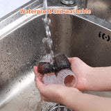 Set 16 Protectii pentru Picioare Scaun si Podea, Vivimall, Universale din Silicon, Model Patrat, Alb Transparent - vivimall.ro