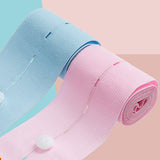 Set 2 Centuri de Monitorizare a Ritmului Cardiac Fetal, Vivimall, Material Moale si Elastic, 6 x 130 cm, Albastru/Roz - vivimall.ro