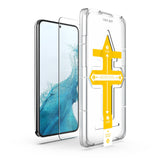 Set 2 folii sticla securizata cu sistem de montare usor si rapid Flippy compatibila cu Apple iPhone 12 / 12 Pro Transparent - vivimall.ro