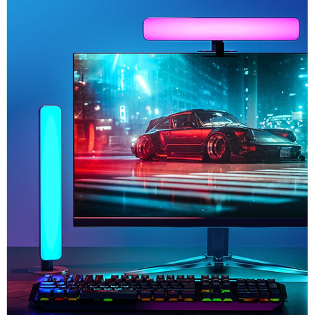 Lampa Birou Colorată cu Telecomanda | GlowLite - vivimall.ro