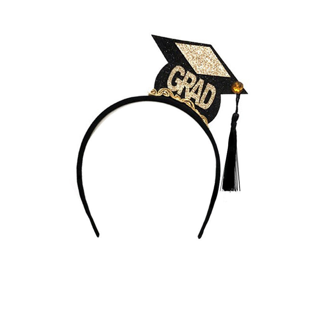 Panglica Si Coronita Pentru Absolvire Negre | Graduxe - vivimall.ro