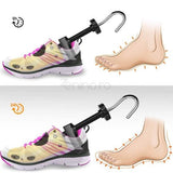 Set 2 Sanuri/Calapoade Reglabile Alungit Si Largit Pantofi, Marimea 30-36, Universal, Arc, Abs Premium - vivimall.ro