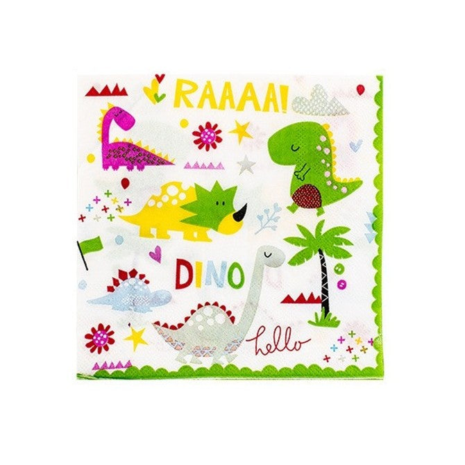 Set 20 Servetele De Masa Dino Park | RexParty