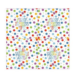 Set 20 Servetele de Masa, Vivimall, Colectia LA MULTI ANI, 33 x 33 cm, din Hartie, Multicolor - vivimall.ro