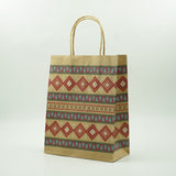 Set 24 pungi cadou Vivimall, imprimeu tematica Craciun, model random, din hartie, 18.5 x 22.5 x 8.5 cm, multicolor - vivimall.ro