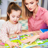 volume de carte de autocolante pentru produse noi transfrontaliere Amazon, care se concentrează pe autocolante de dezvoltare potențială, comoara de iluminare a copiilor Cartea educatie prescolar + DB01-99-0002 (set 10 volume) - vivimall.ro