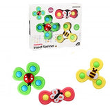 Комплект от 3 играчки Spinner за деца, Spinimals, пчела, пеперуда, калинка 