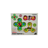 Комплект от 3 играчки Spinner за деца, Spinimals, пчела, пеперуда, калинка 