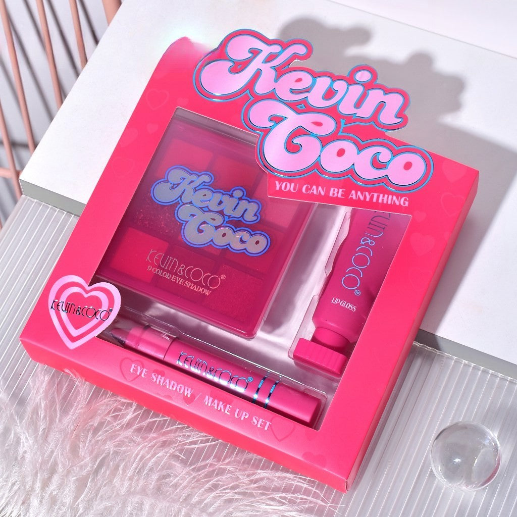 Set Machiaj Pink Heart | HeartGlow - vivimall.ro