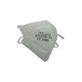 Set 30 bucati Masca de protectie faciala pentru copii, Flippy®️, de unica folosinta, FFP2 CE 2163, 5 straturi, nesterila, ambalaj individual, Copii, Alb - vivimall.ro