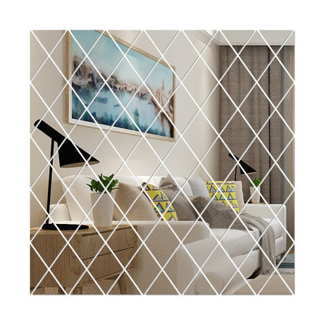 Set 32 Oglinzi Romb De Perete | ReflectHome - vivimall.ro