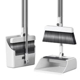 Matura Perie si Faras cu Coada Vivimall, Set 3in1, cu Dinti de Pieptene pentru Curatare Matura, rotativ, pliabil, detasabil, Otel inoxidabil si Polipropilena, Alb - vivimall.ro