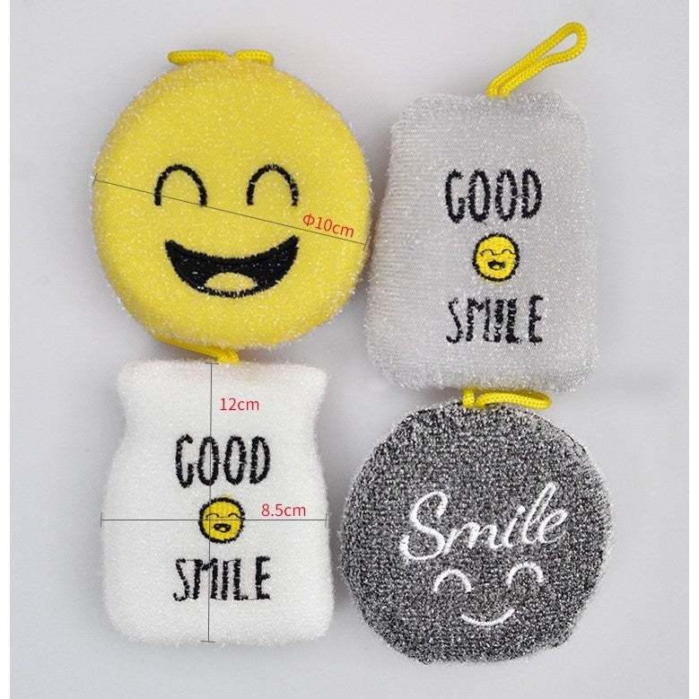 Set 4 bureti de vase Vivimall cu tematica Funny Model 1 - vivimall.ro