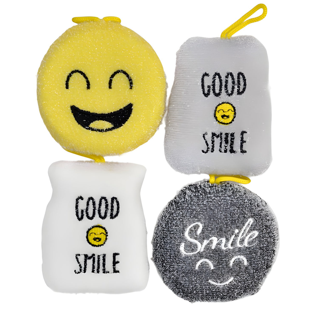 Set 4 bureti de vase Vivimall cu tematica Funny Model 1 - vivimall.ro