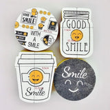 Set 4 bureti de vase Vivimall cu tematica Funny Model 2 - vivimall.ro