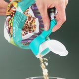 Set 4 cleme cu capac Vivimall, pentru sigilare pungi alimente, material ABS, multicolor - vivimall.ro