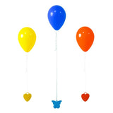 Set 4 Greutati pentru Baloanele cu Heliu, Vivimall, 30 grame, Plastic, Forma Fluture, Multicolor - vivimall.ro