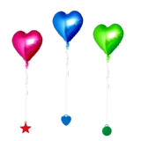 Set 4 Greutati pentru Baloanele cu Heliu, Vivimall, 32 grame, 8 grame Fiecare, Plastic, Forma Smiley Face, Multicolor - vivimall.ro