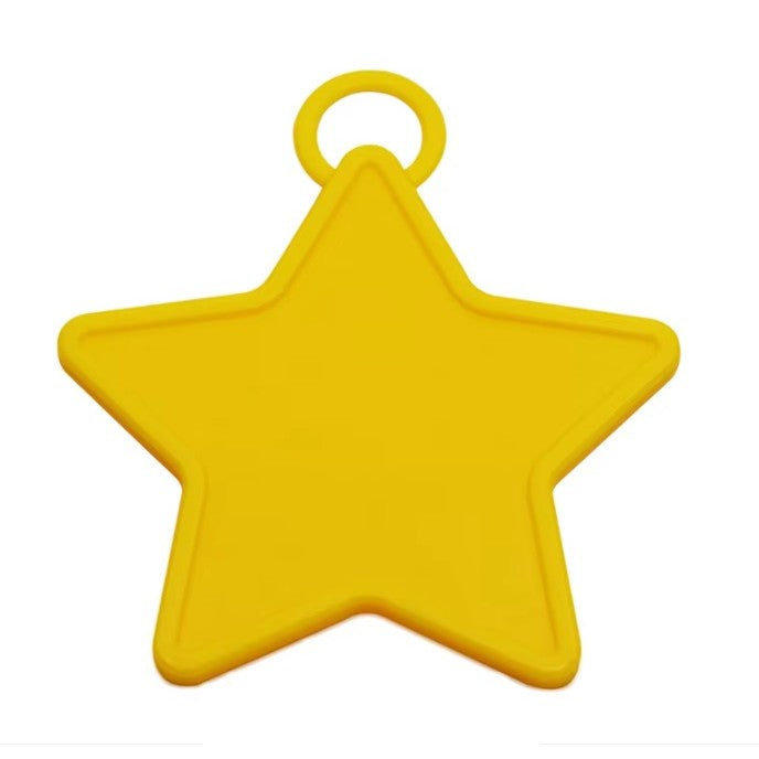 Set 4 Greutati pentru Baloanele cu Heliu, Vivimall, 32 grame, 8 grame Fiecare, Plastic, Forma Stelute, Multicolor - vivimall.ro