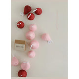 Set 4 Lumanari Parfumate, Vivimall, Model Capsunici, Ardere 30 min, 52g, 6.3 x 6.3 x 3.8 cm, Rosu/Roz - vivimall.ro