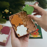 Set 4 Lumanari Parfumate, Vivimall, Tema Craciun, din Parafina, 10.2 x 9.1 x 2.7 cm, Multicolor - vivimall.ro