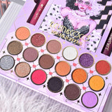 Set 4 Produse de Machiaj, KEVIN &amp; COCO, Black-White Witch, 22 culori, 19.7 x 21.2 x 2.5 cm