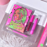 Set 4 Produse de Machiaj, KEVIN &amp; COCO, Green Cool Girl, 18 culori, 20.5 x 18.2 x 2.2 cm