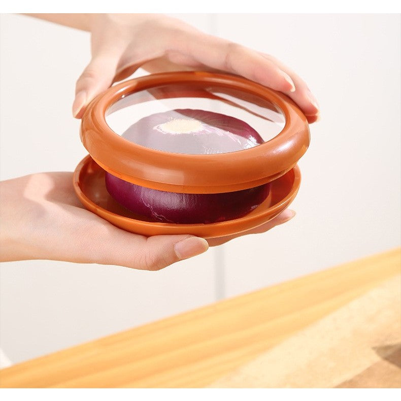 Set 4 Recipiente Pentru Pastrarea Proaspata A Legumelor, Cutii Portabile Sigilate Anti-Oxidare, 4 Forme Diferite Pentru Legume Sau Fructe, Culori Diferite - vivimall.ro