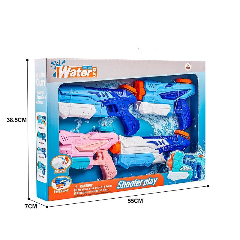 Set 4x Pistol cu Apa pentru Copii, Vivimall, 6ani+, Albastru+Roz, 300 ML - vivimall.ro