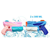 Set 4x Pistol cu Apa pentru Copii, Vivimall, 6ani+, Multicolor, 2x 550 ML +  2x 300 ML - vivimall.ro