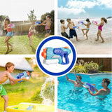 Set 4x Pistol cu Apa pentru Copii, Vivimall, 6ani+, Multicolor, 2x 550 ML +  2x 300 ML - vivimall.ro