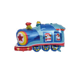 Set 5 Baloane Folie Metalizata, Vivimall, Figurine Masini, 30 cm, Ambalaj Individual, Pai inclus, Umflare cu Aer sau Heliu, Multicolor - vivimall.ro