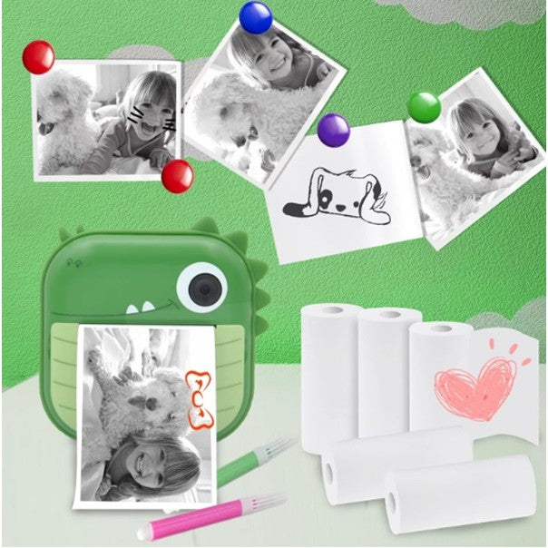 Set 5 Role de Hartie Termica, Flippy, pentru Mini Imprimanta Foto Portabila, Alb - vivimall.ro