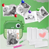 Set 5 Role de Hartie Termica, Flippy, pentru Mini Imprimanta Foto Portabila, Alb - vivimall.ro