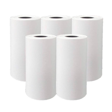 Set 5 Role de Hartie Termica, Flippy, pentru Mini Imprimanta Foto Portabila, Alb - vivimall.ro