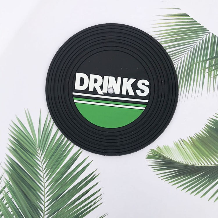 Set 5 Suporturi pentru Pahare, Filppy, din PVC, Diametru 9 cm, Rezistent la Caldura, Multicolor - vivimall.ro