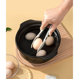 Set 5 Ustensile de Bucatarie, Vivimall, din Silicon+Inox, Termorezistente, Antiaderente, 28 x 26 x 2 cm, Alb Ivory - vivimall.ro