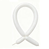 Baloane de Modelaj, Flippy, Set 50 bucati, Model Standard, din Latex, 30 x 1.5 cm, 1.8 g per unitate, pana la 150 cm, Alb - vivimall.ro