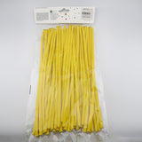 Baloane de Modelaj, Flippy, Set 50 bucati, Model Standard, din Latex, 30 x 1.5 cm, 1.8 g per unitate, pana la 150 cm, Galben - vivimall.ro