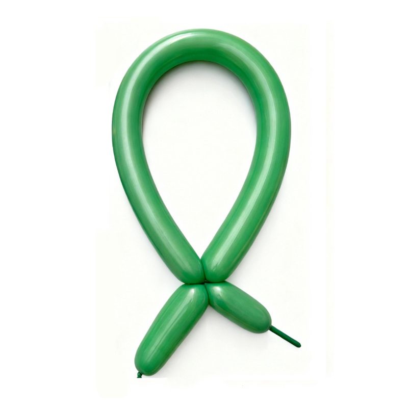 Baloane de Modelaj, Flippy, Set 50 bucati, Model Standard, din Latex, 30 x 1.5 cm, 1.8 g per unitate, pana la 150 cm, Verde - vivimall.ro